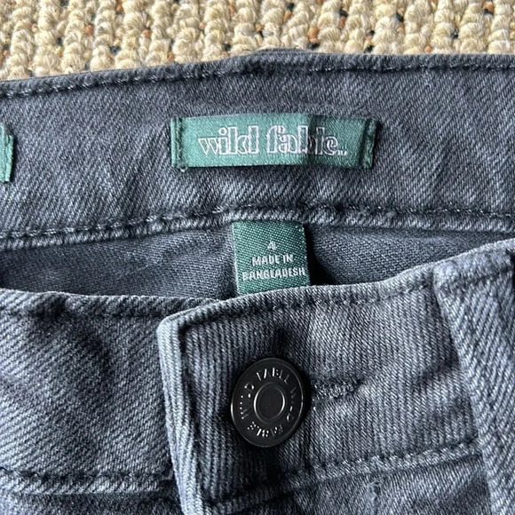 NEW Wild Fable Super High Rise Tapered Jean Black | Wild Fable Tapered Jean - Picture 11 of 13